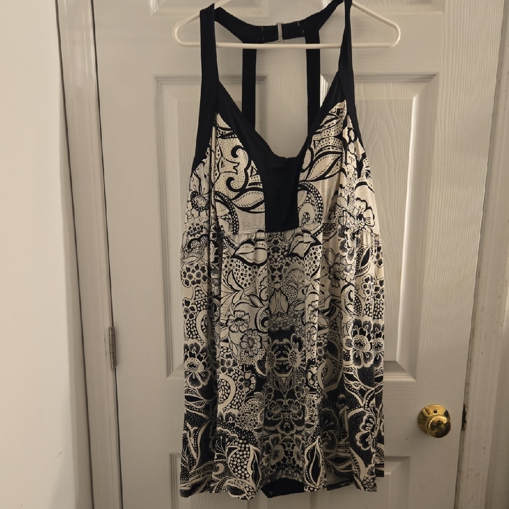 Black And White Swin Dress By Woman Within